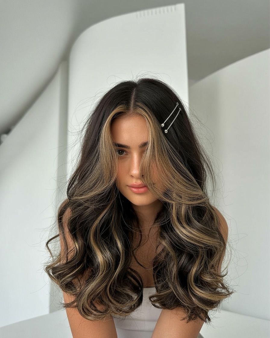 Ondas amplias con babylights rubios
